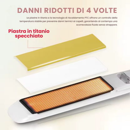 Piastra Professionale Plasma Titanio RUCHA MD-V209 - Limited Edition